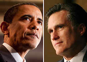Obama en Romney: zoek de verschillen